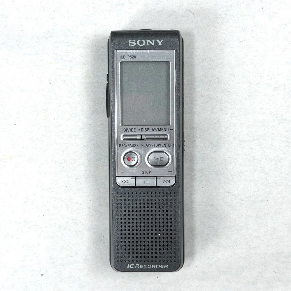 Sony ICD-P520 Handheld Digital Voice IC Recorder Paranormal Ghost Hunting Works